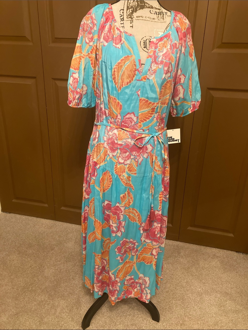 The Good Journey Tropical/Floral Dress NWT